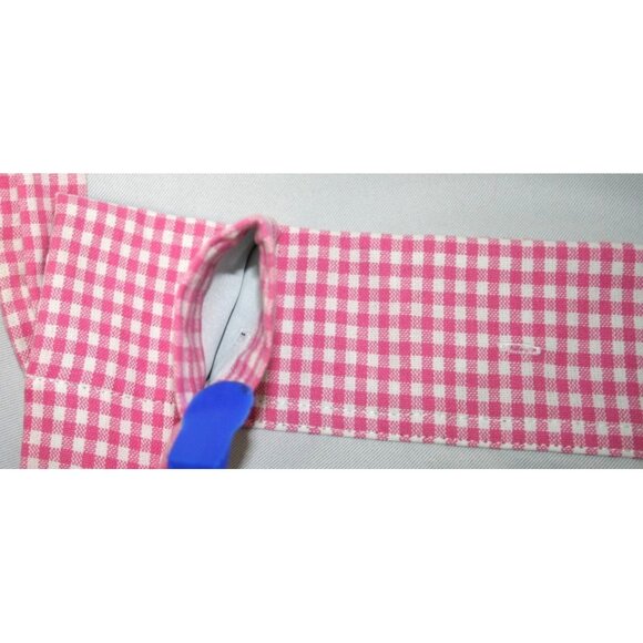 Pottery Barn Kids Girls Nursery Pink White Gingham Blackout Curtain Panel 44x84 - Picture 9 of 9